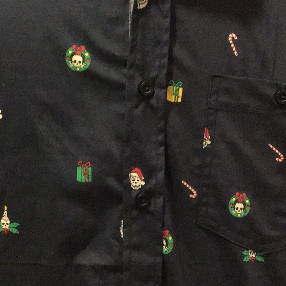 Christmas Eighty Eight skull short sleeve shirt M - Picture 2 of 4